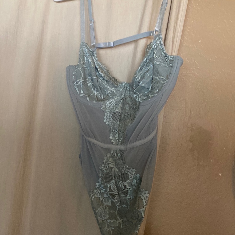 Lacey corset bodysuit